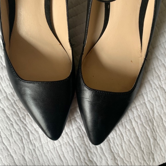 Pointed toe pumps with ankle strap size 7 - Picture 10 of 12